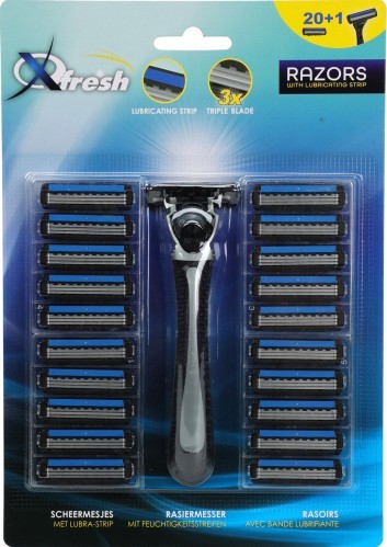 Rasoir + 21 lames de rechange