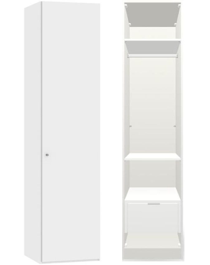 Armoire 1 porte, 51,6x220 cm